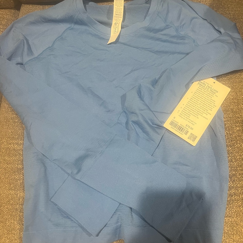 NWT lululemon Swiftly Tech Pool Party Long Sleeve